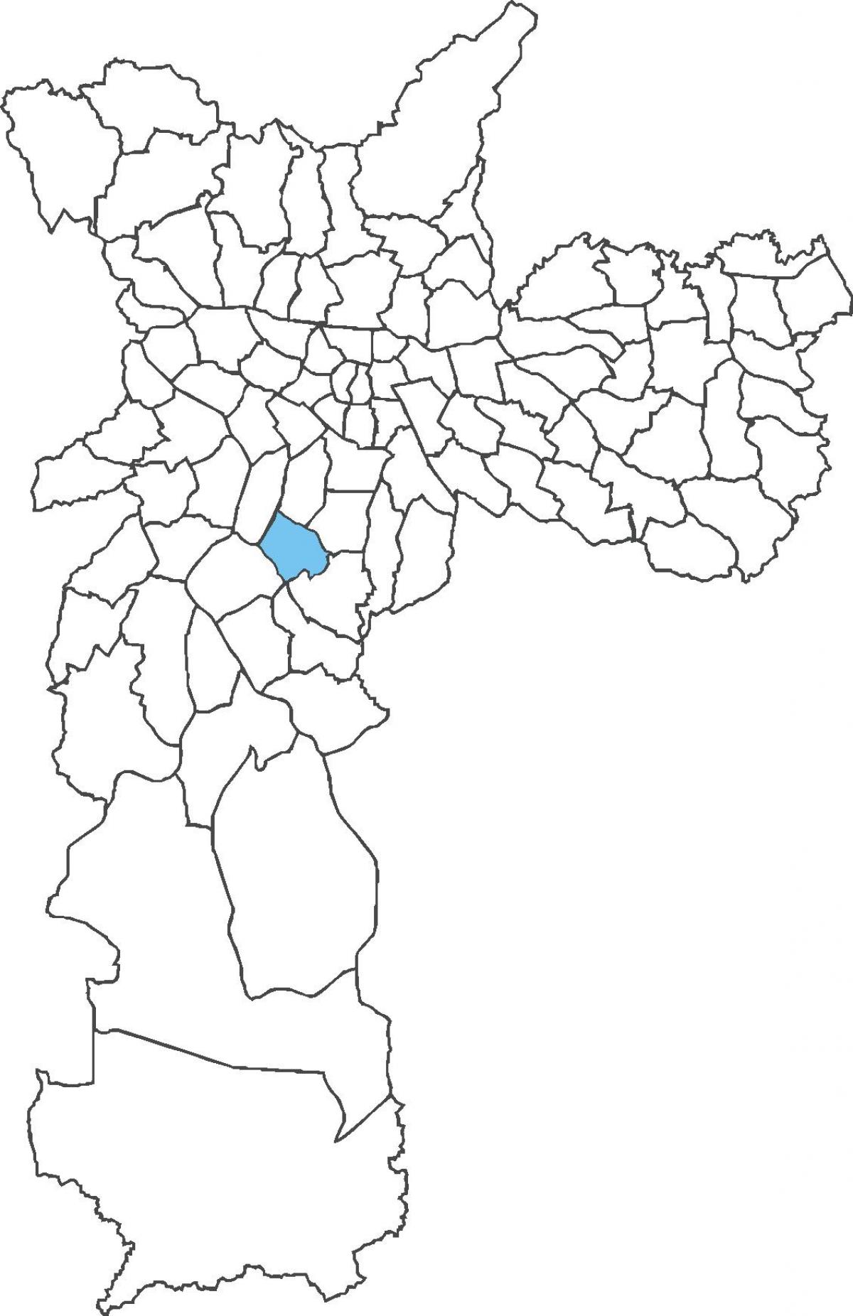 Mapa Campo Belo powiat