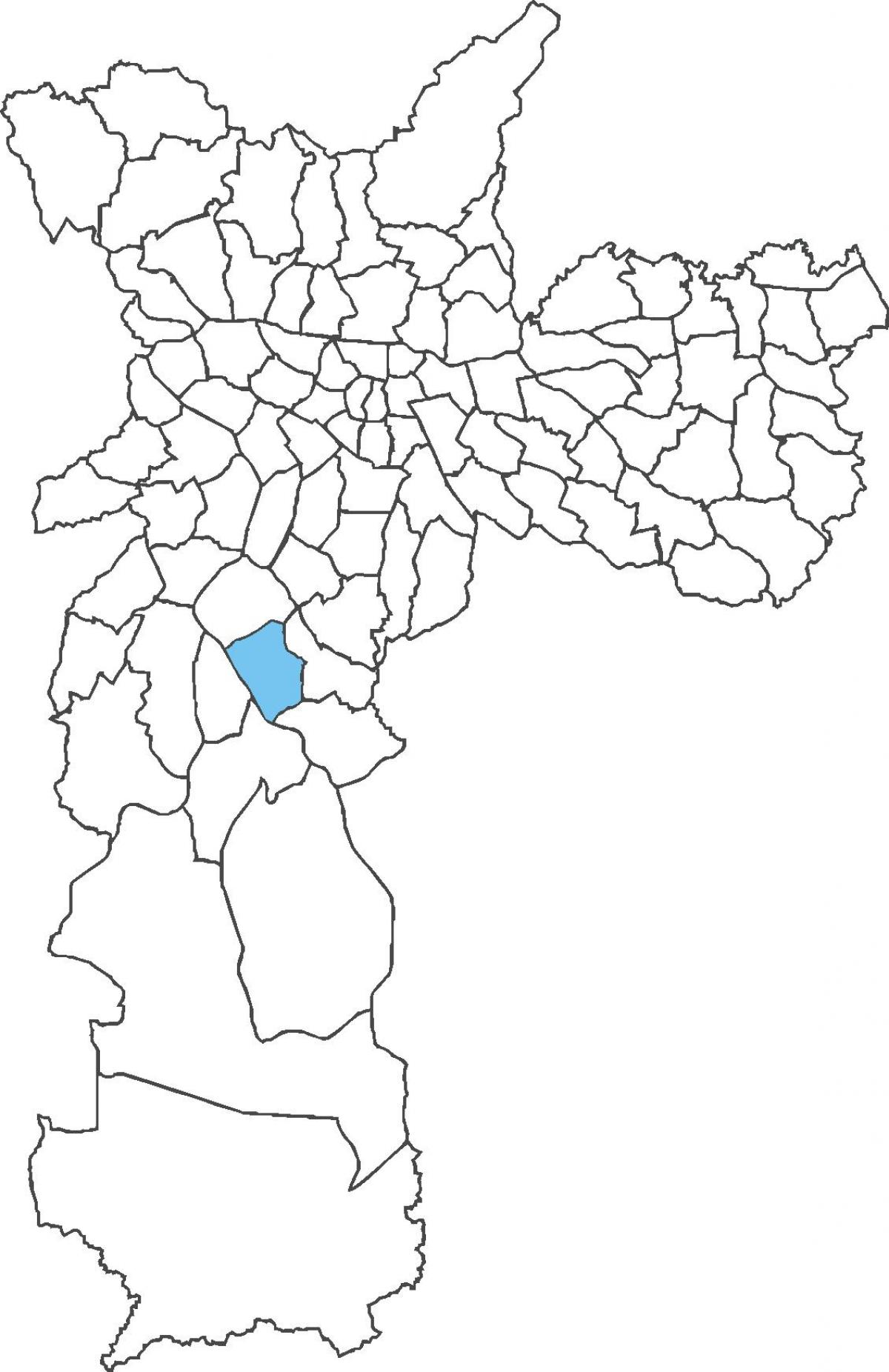 Mapa Campo Grande region