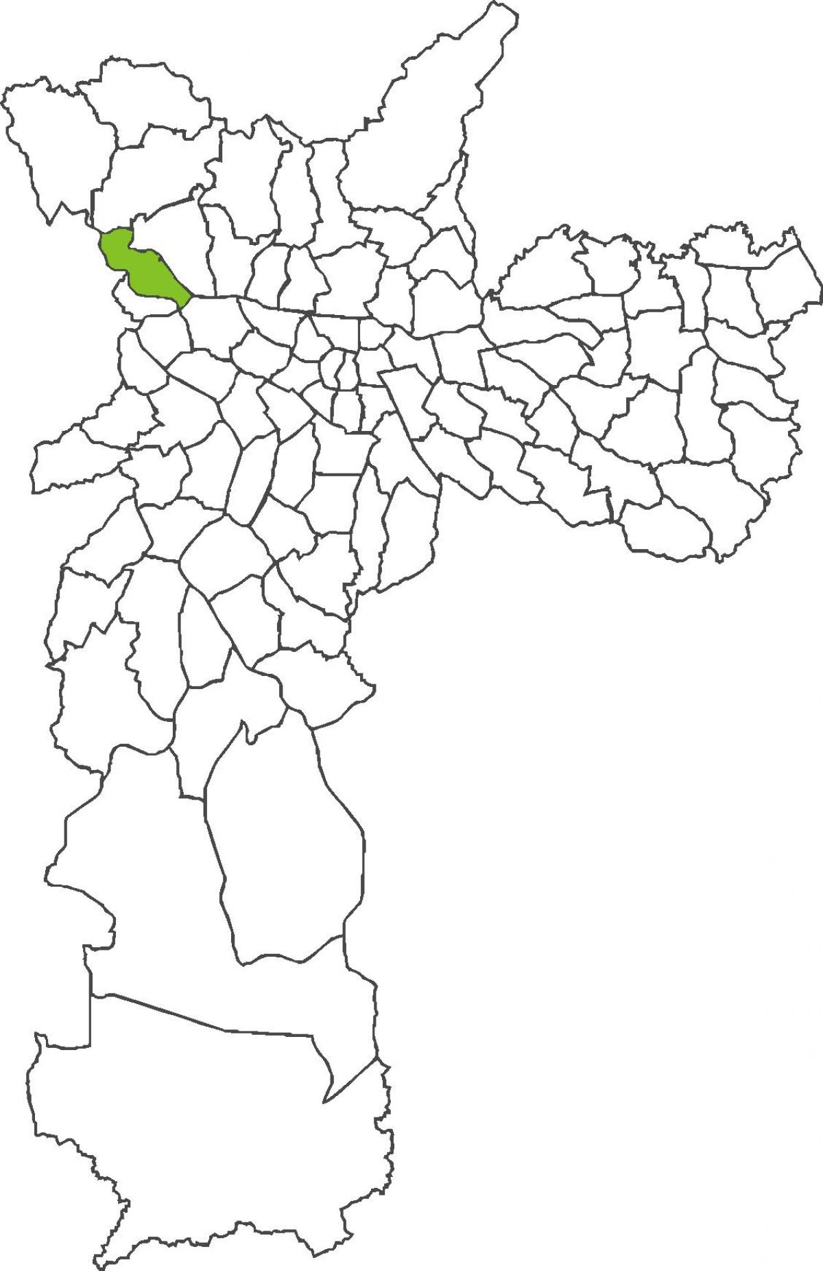 Mapa San Домингус powiat