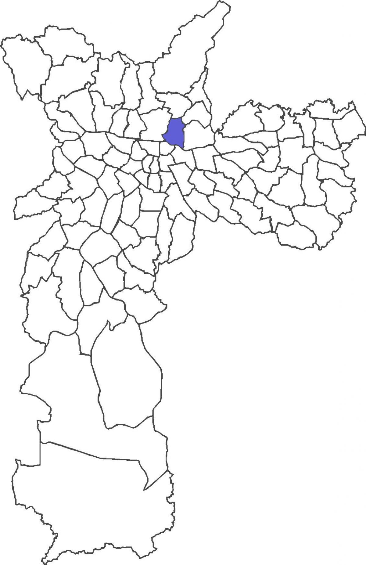 Mapa dzielnica Vila Гильерне