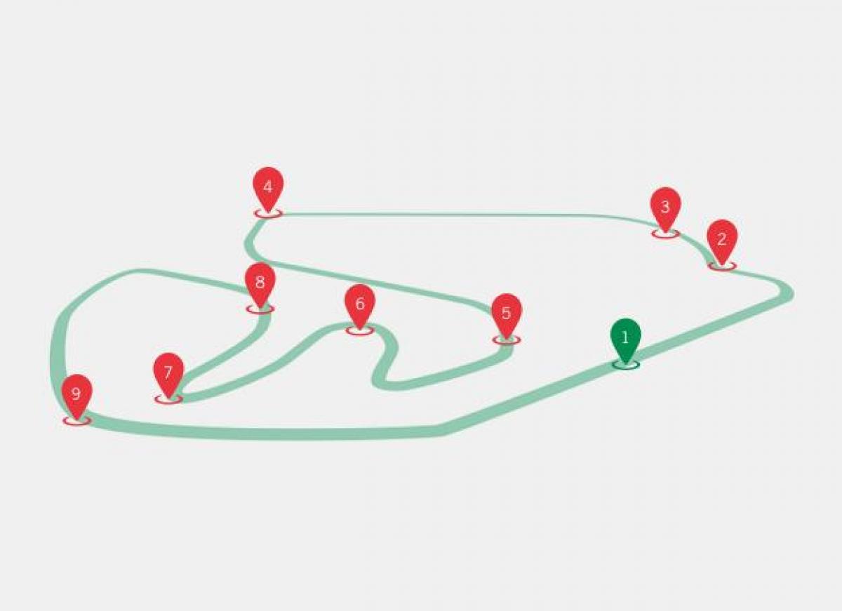 Mapa GP Brazylii Formuły 1