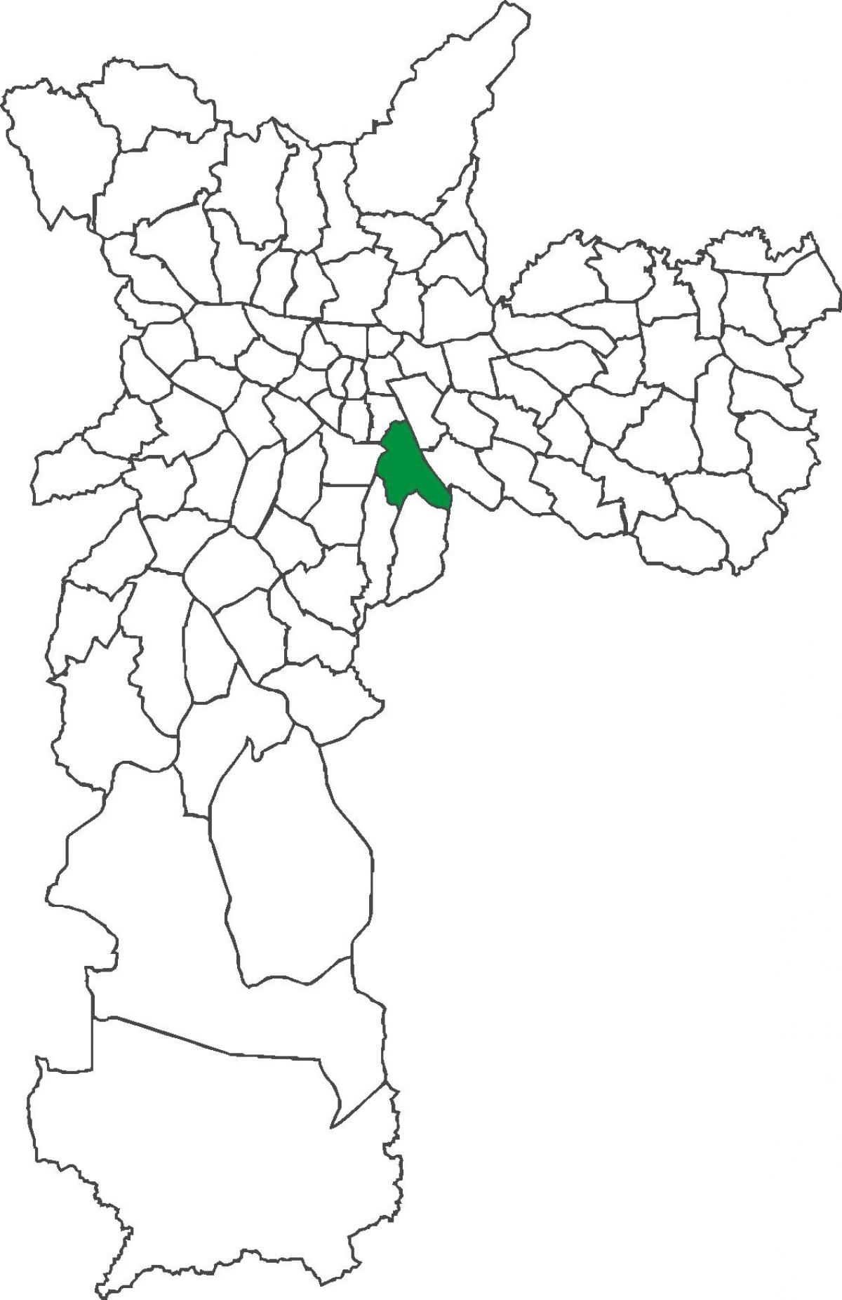 Mapa powiat Ipiranga