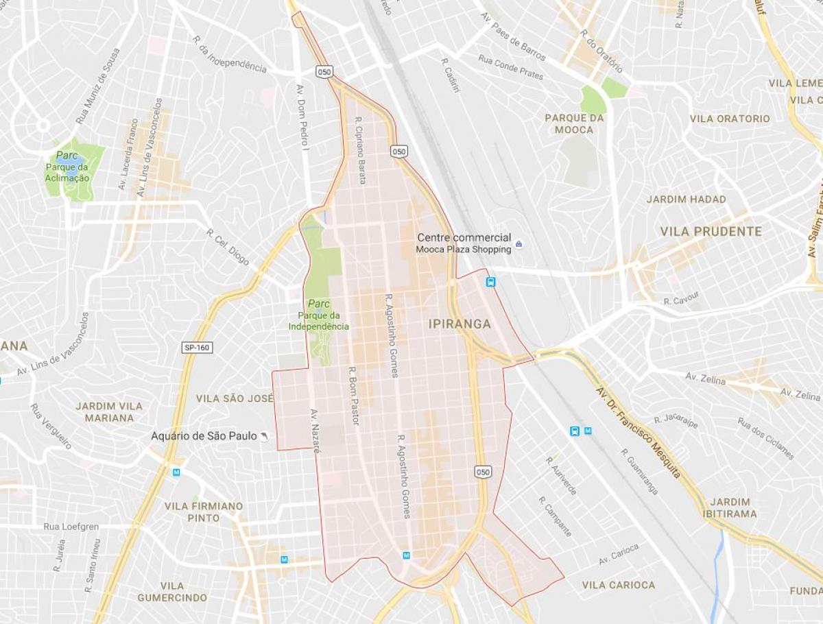 Mapa Ipiranga-Sao Paulo