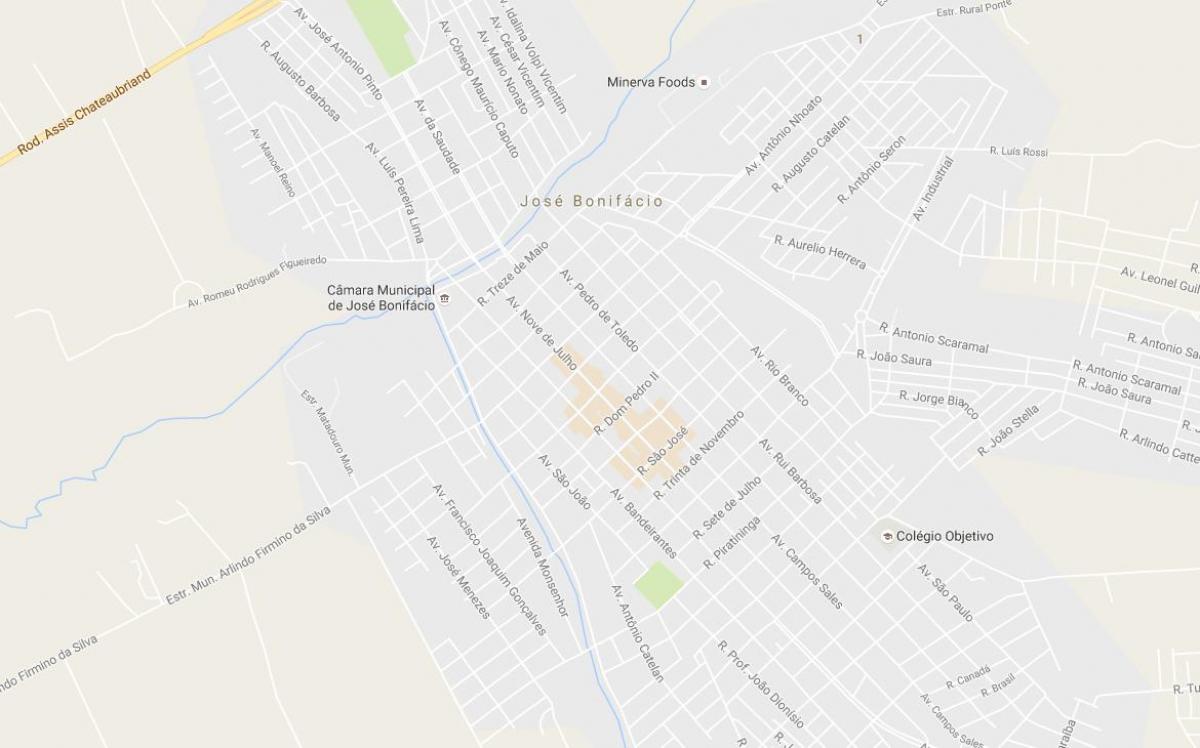 Mapa San Jose Bonifacio Paulo