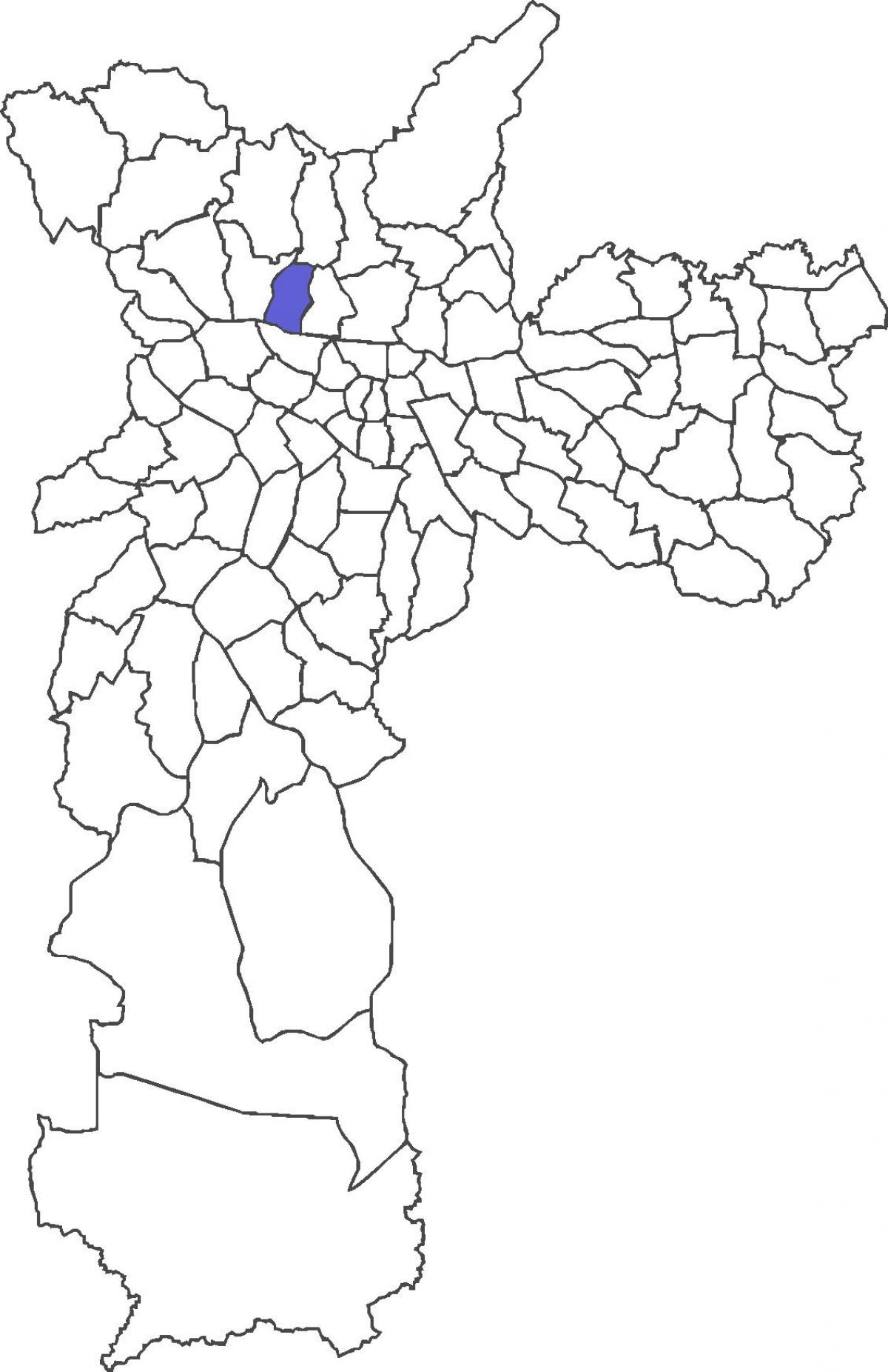 Mapa powiat Limão