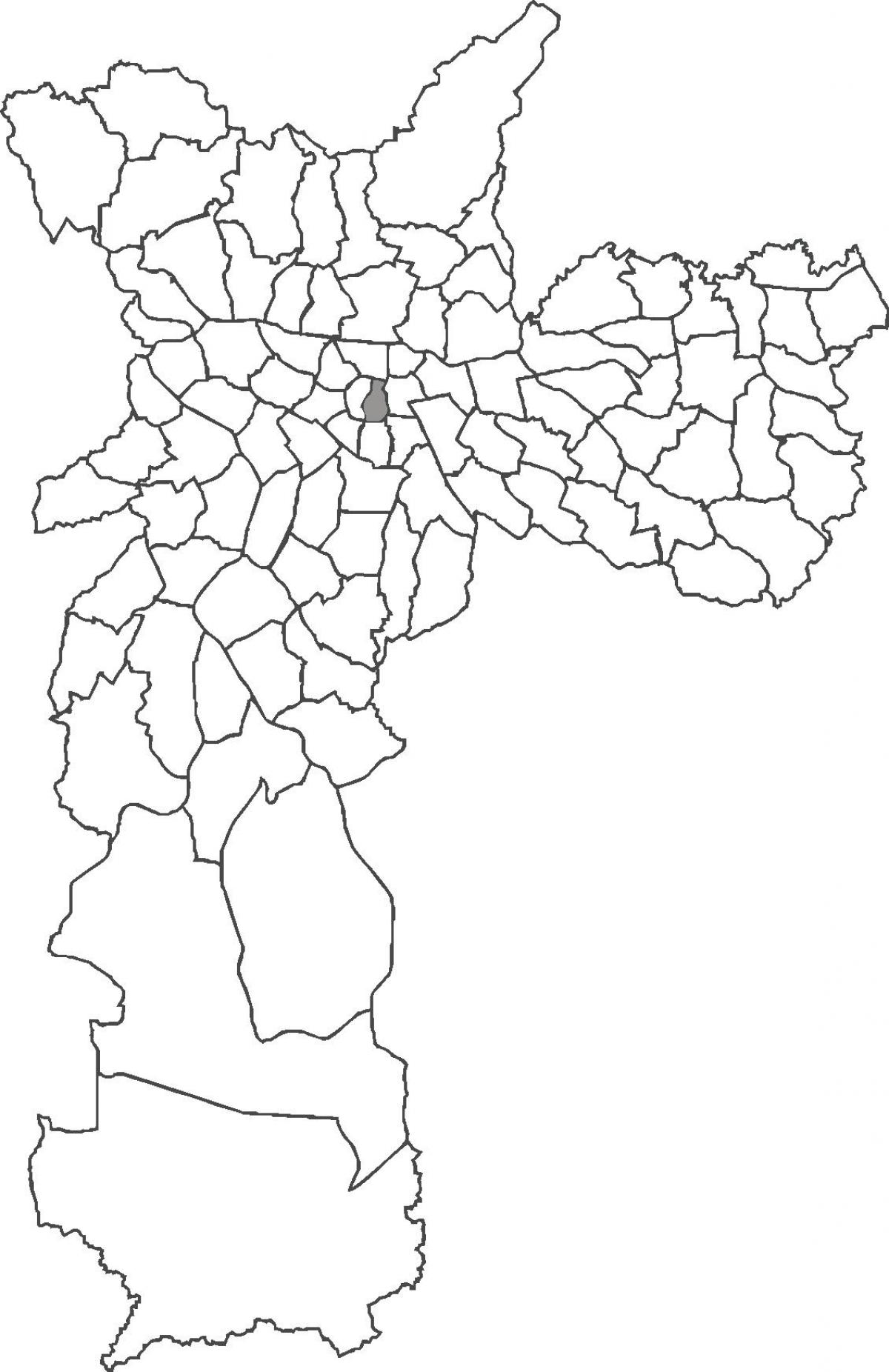 Mapa powiat ce