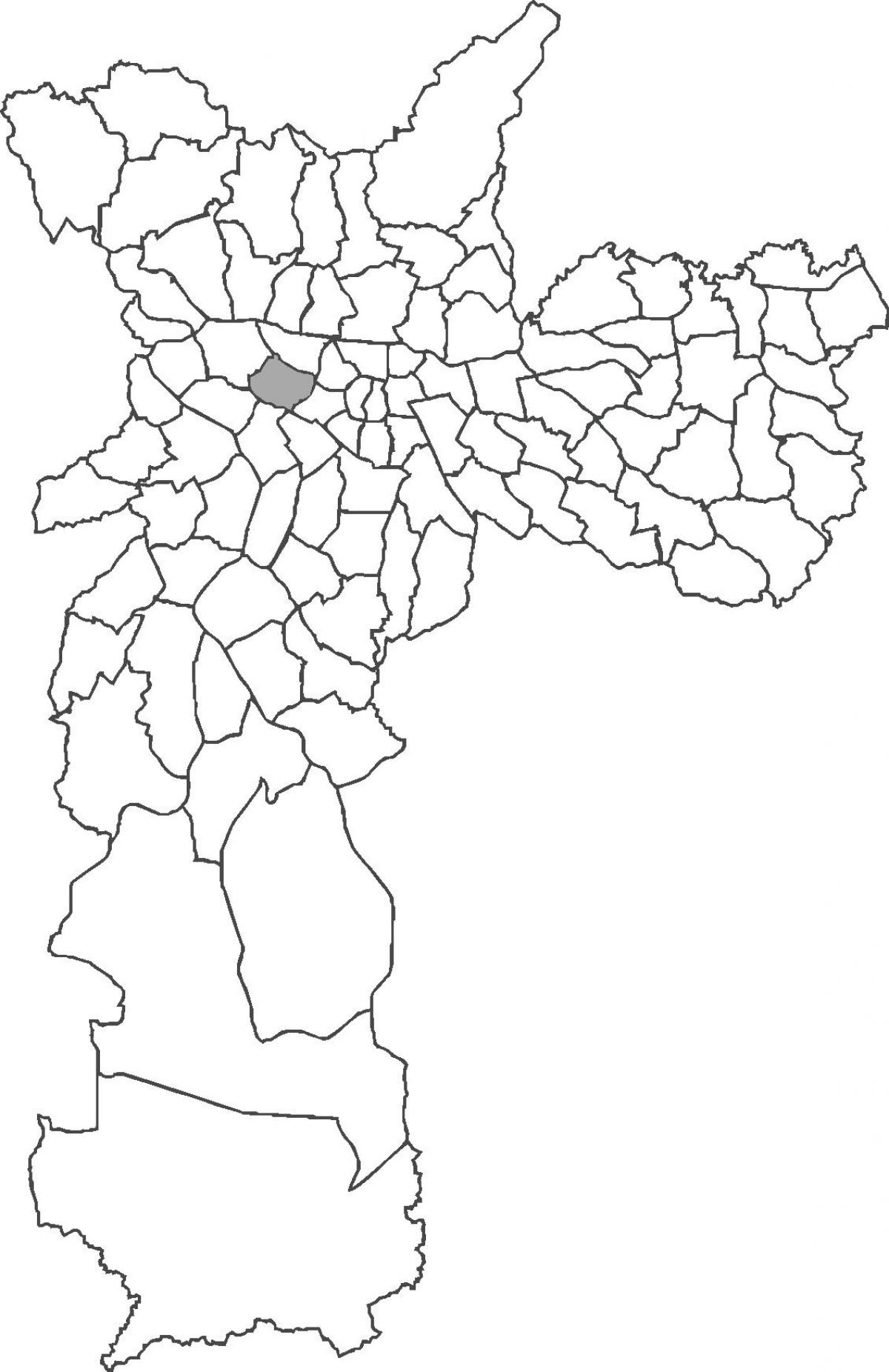 Mapa powiat Perdices