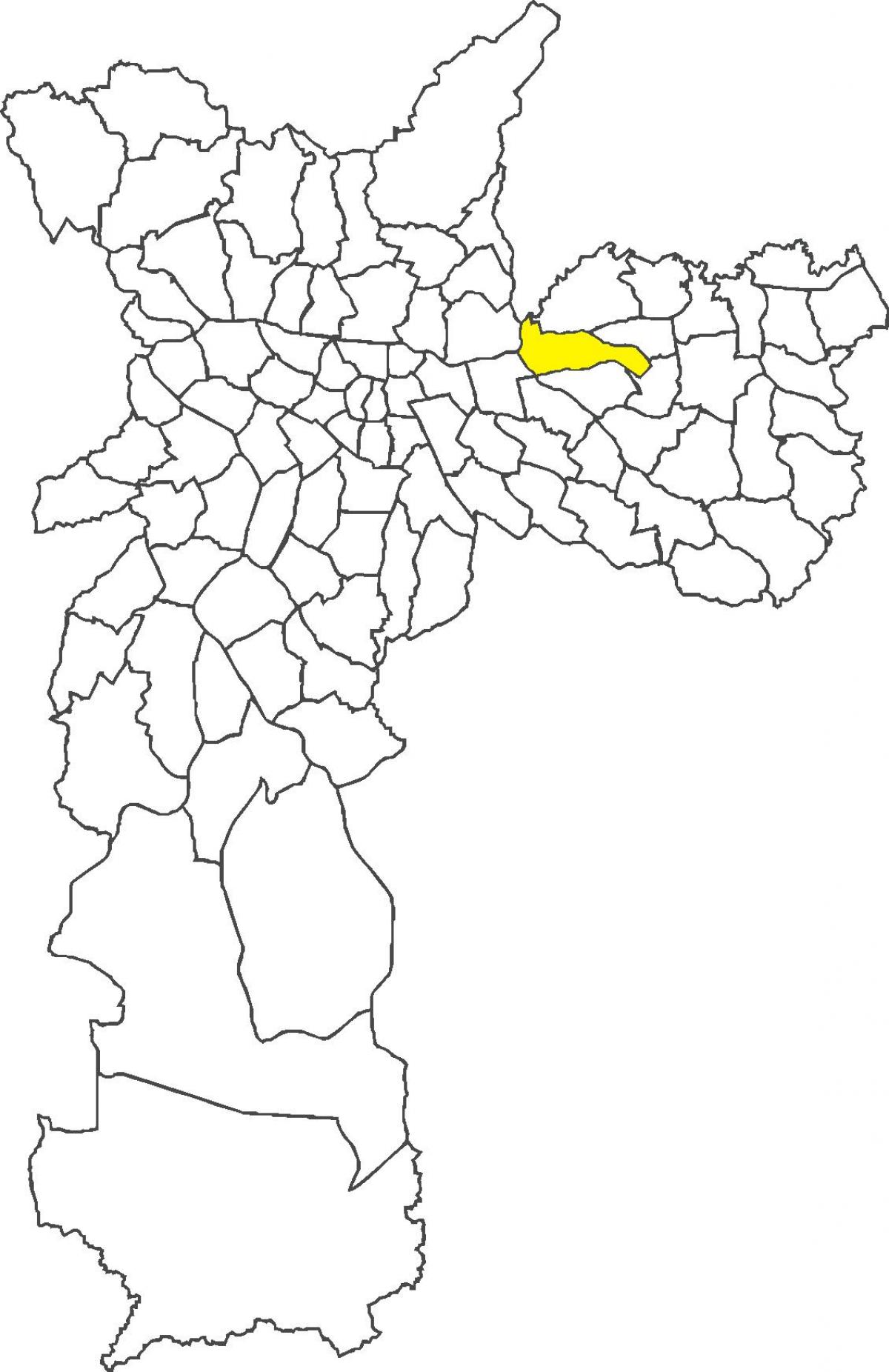 Mapa powiat Peña