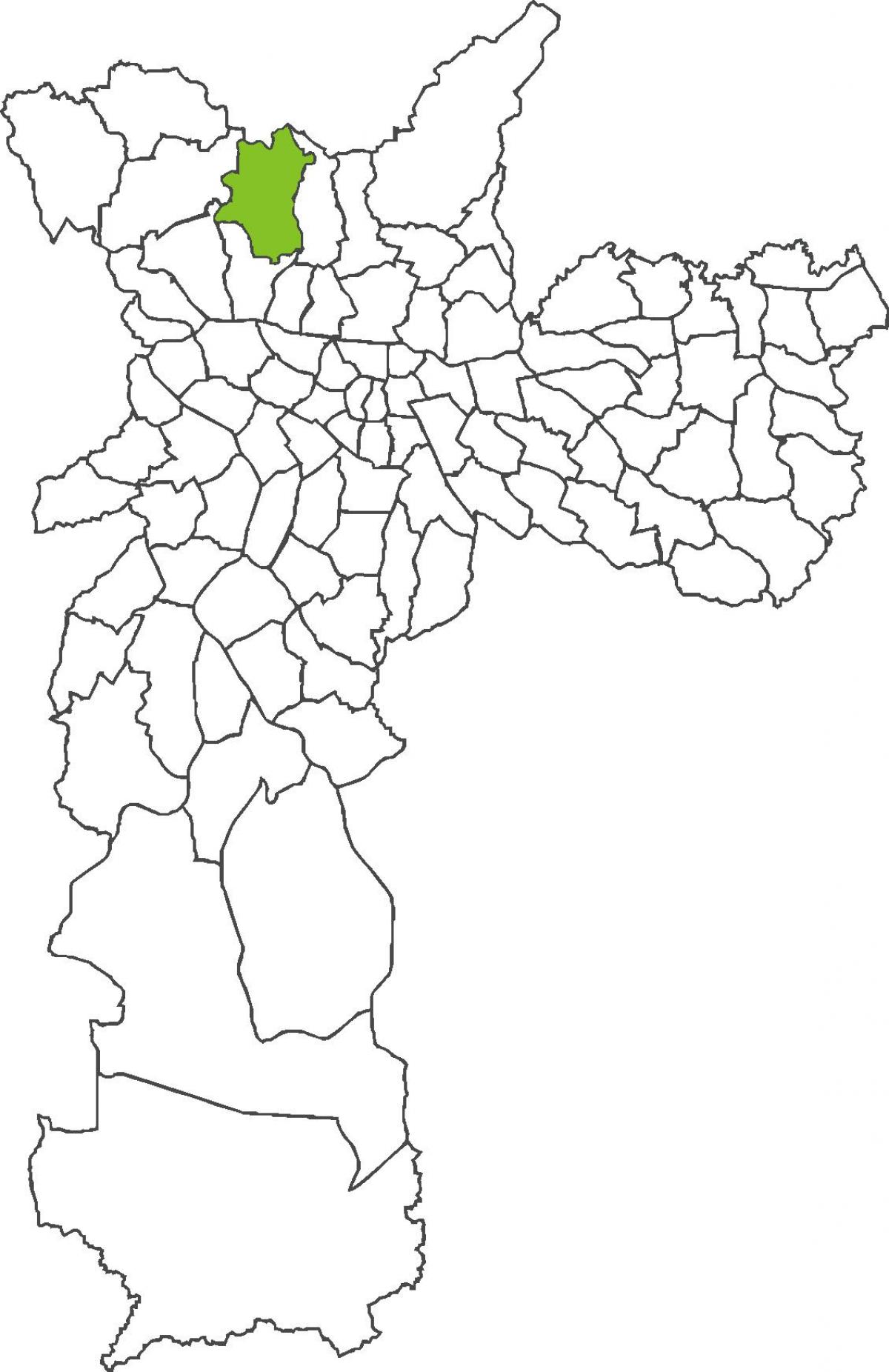 Mapa powiat Brasilândia