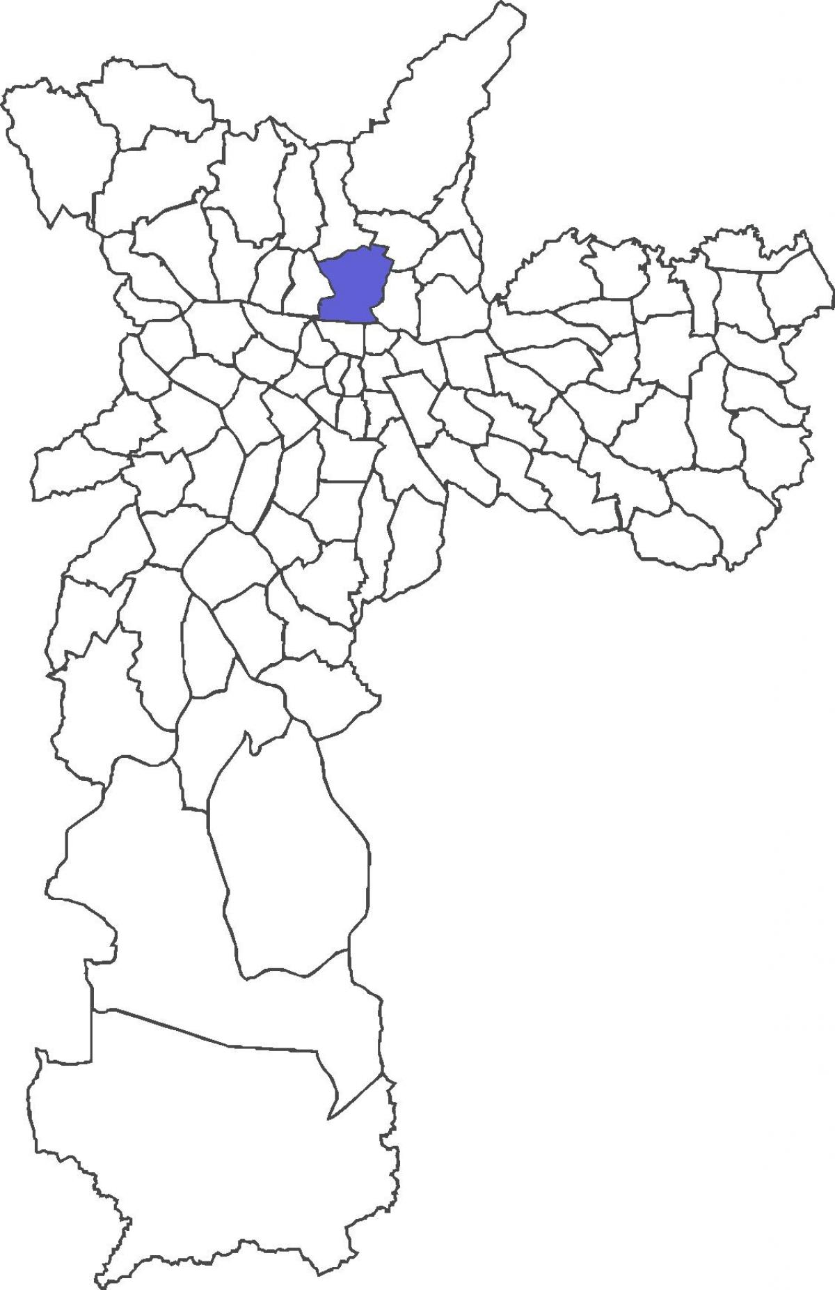 Mapa powiat Santana