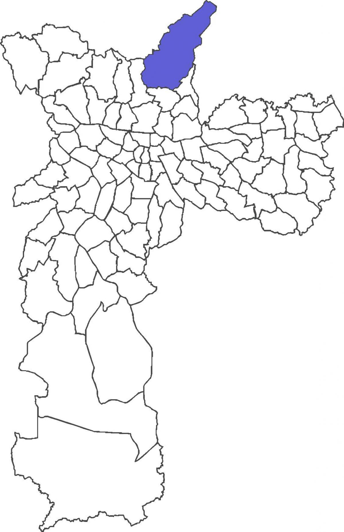 Mapa powiat Tremembé