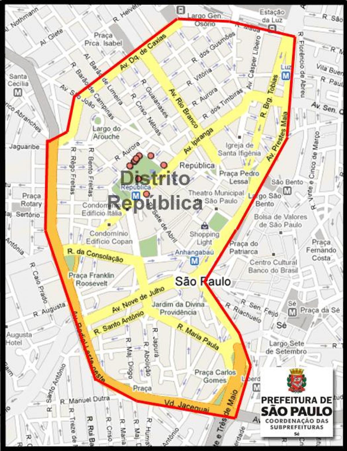Mapa Limy Sao Paulo