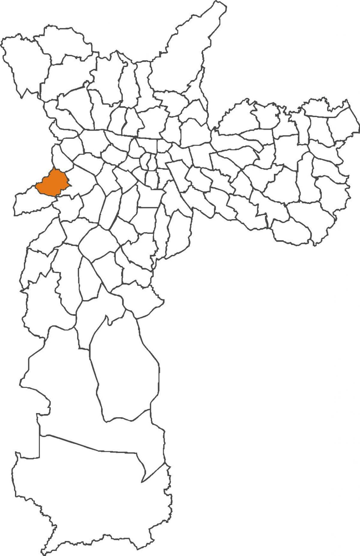 Mapa Rio Пекену powiat