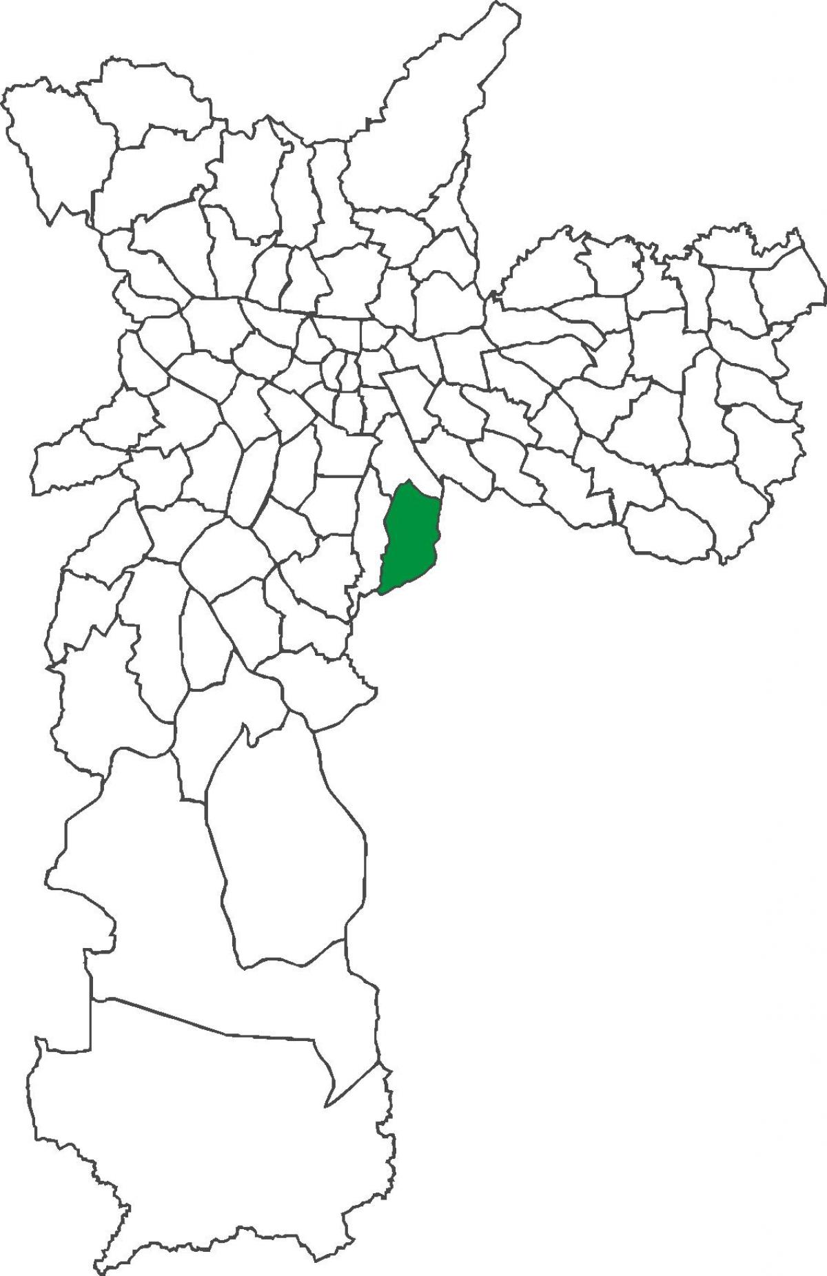 Mapa powiat Sacomã