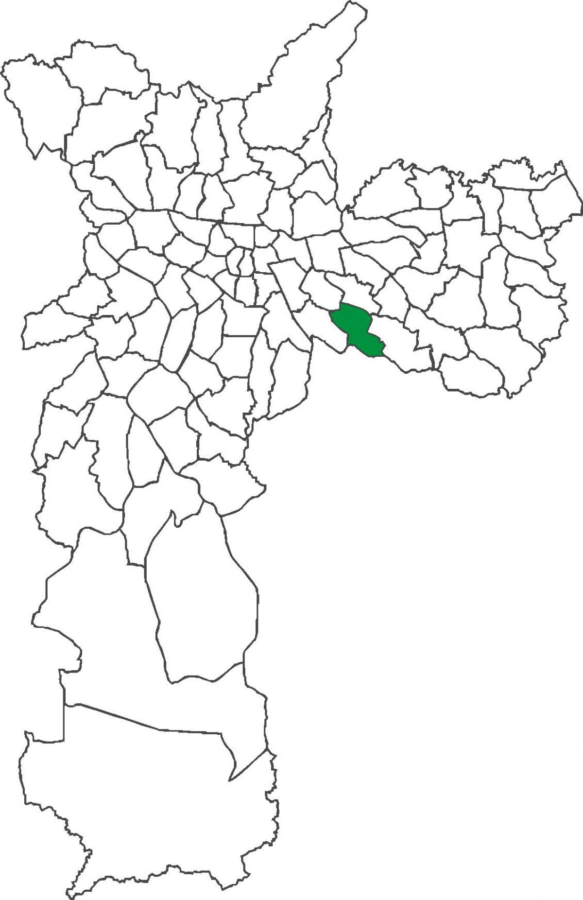 Mapa San Lucas powiat