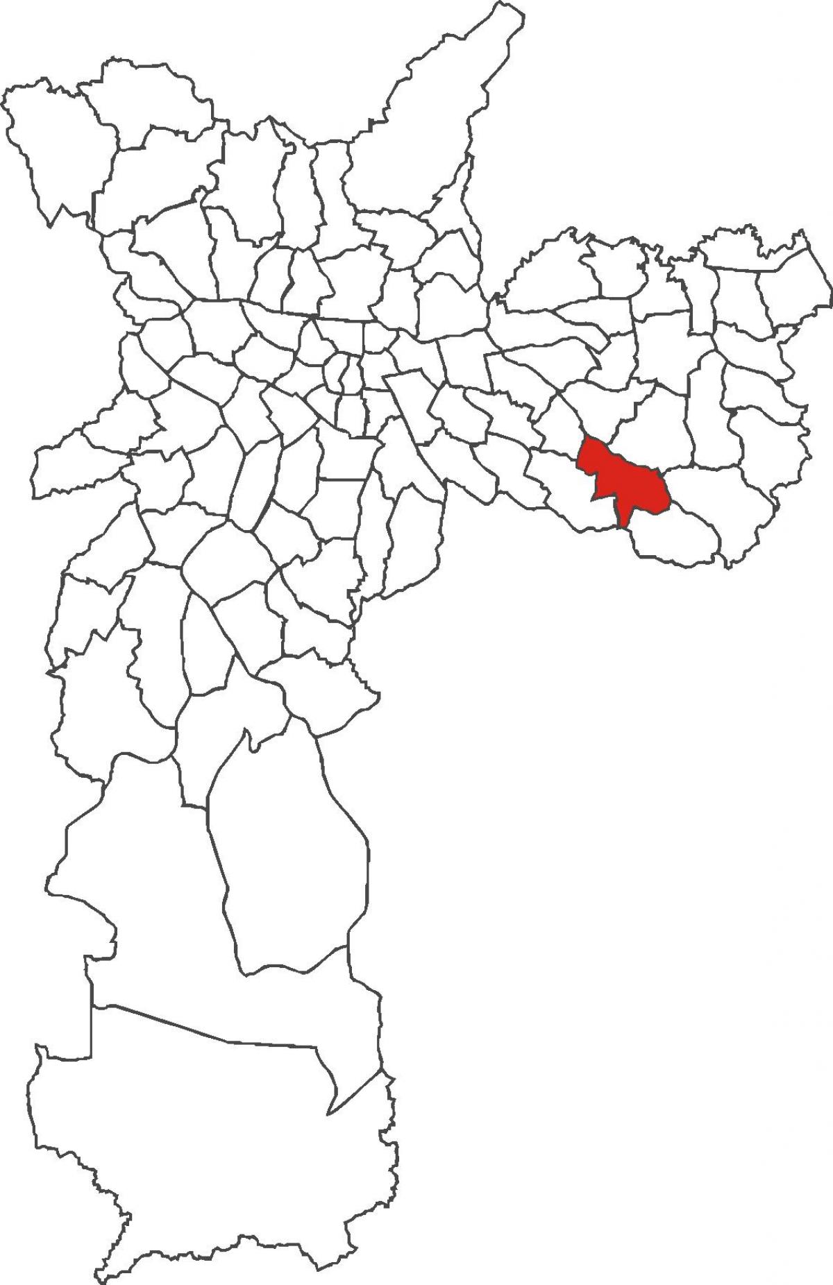 Mapa San-Matheus powiat