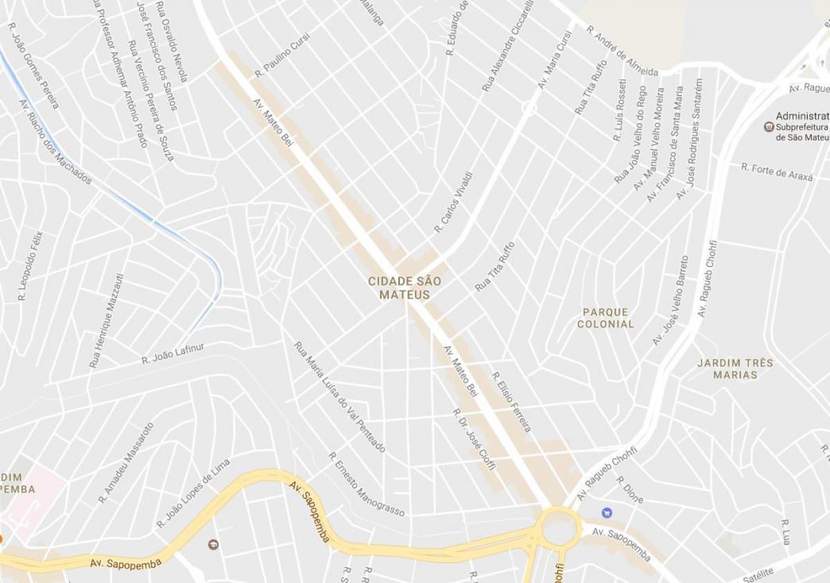 Mapa San-Matheus-Sao Paulo