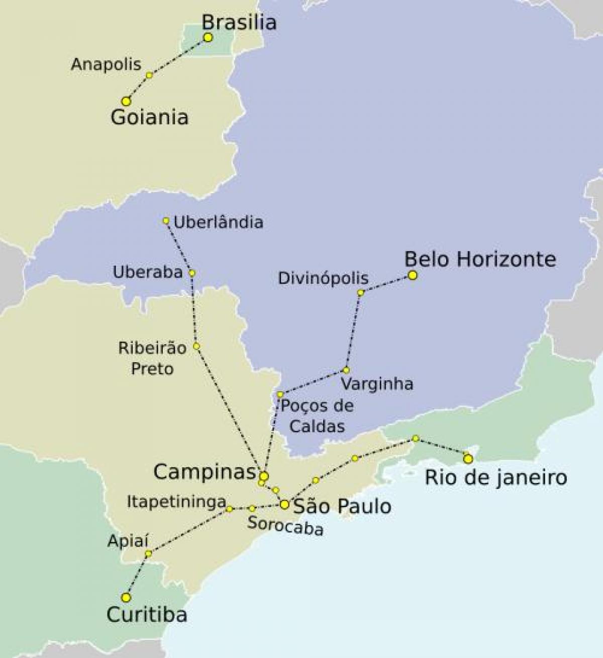Mapa Sao Paulo ТАВ