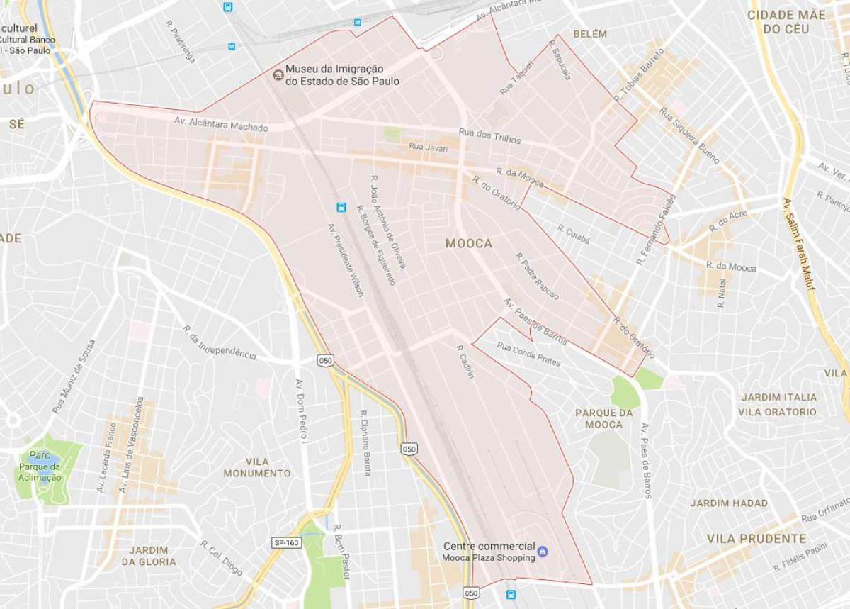 Mapa stacji São Paulo