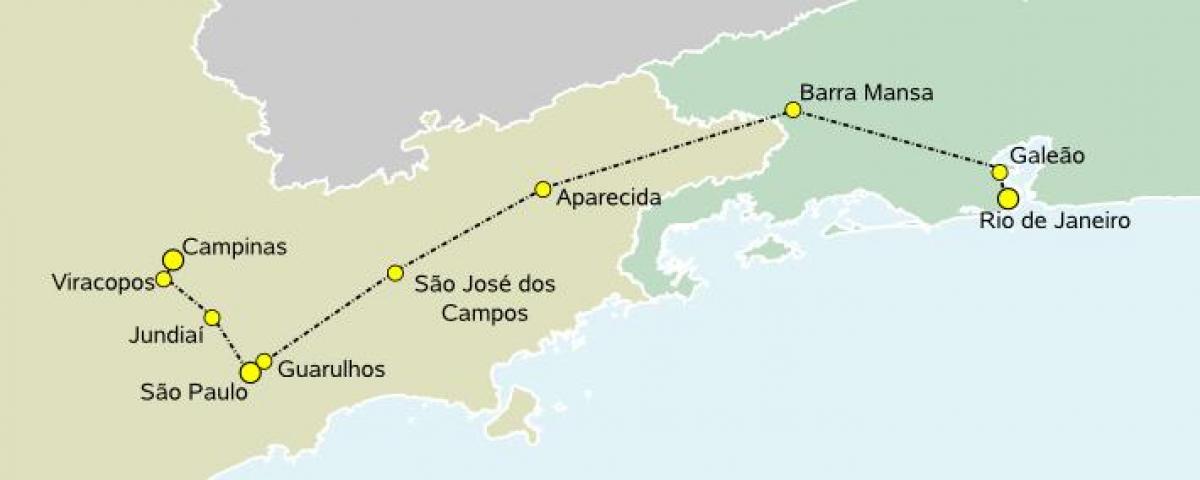 Mapa tgv Sao Paulo