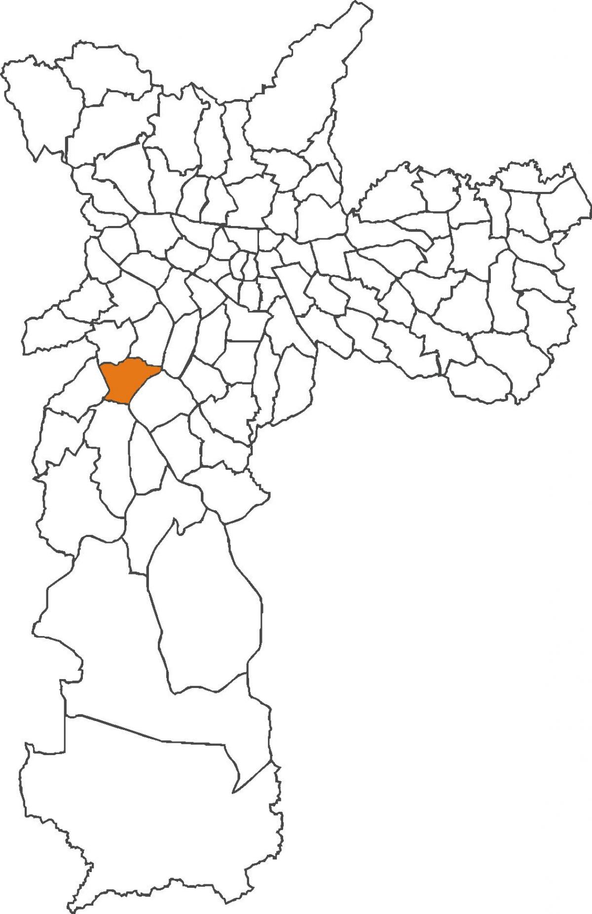 Mapa Vila Andrade powiat