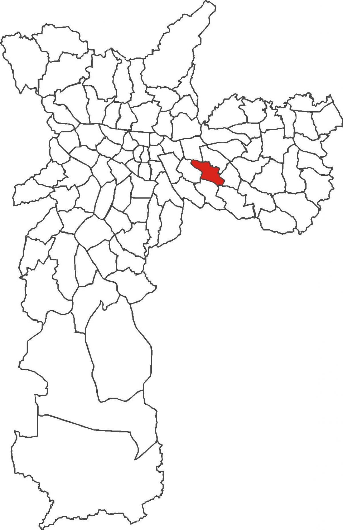 Mapa Vila Formosa powiat