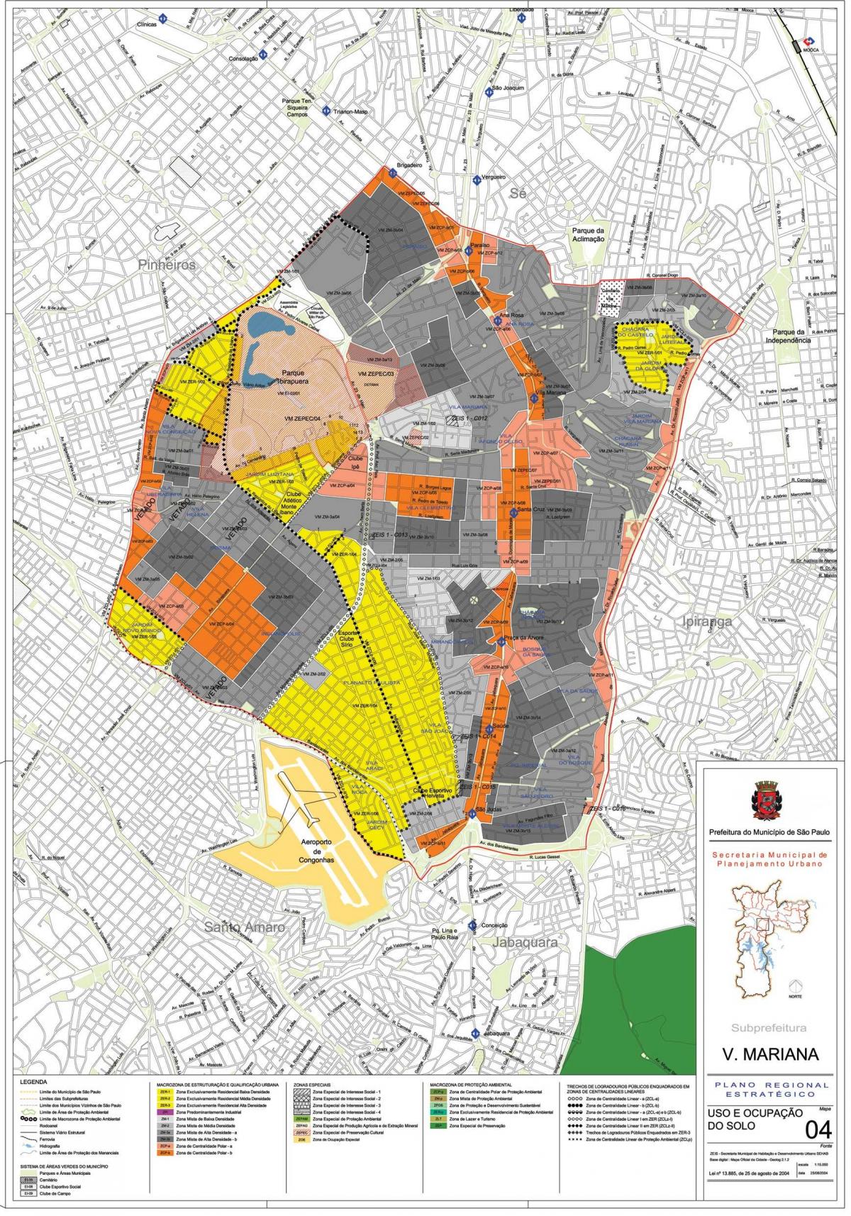 Mapa Vila Mariana Sao Paulo - przechwytywanie ziemi