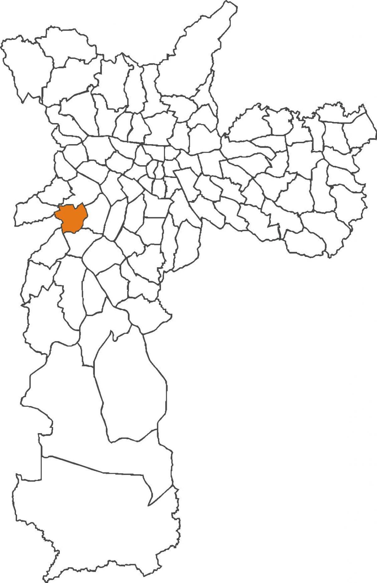 Mapa dzielnica Vila Sônia