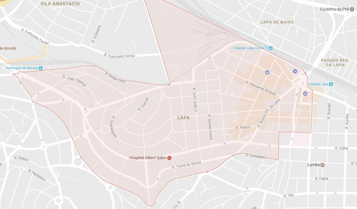 Mapa-Lapa-Sao Paulo
