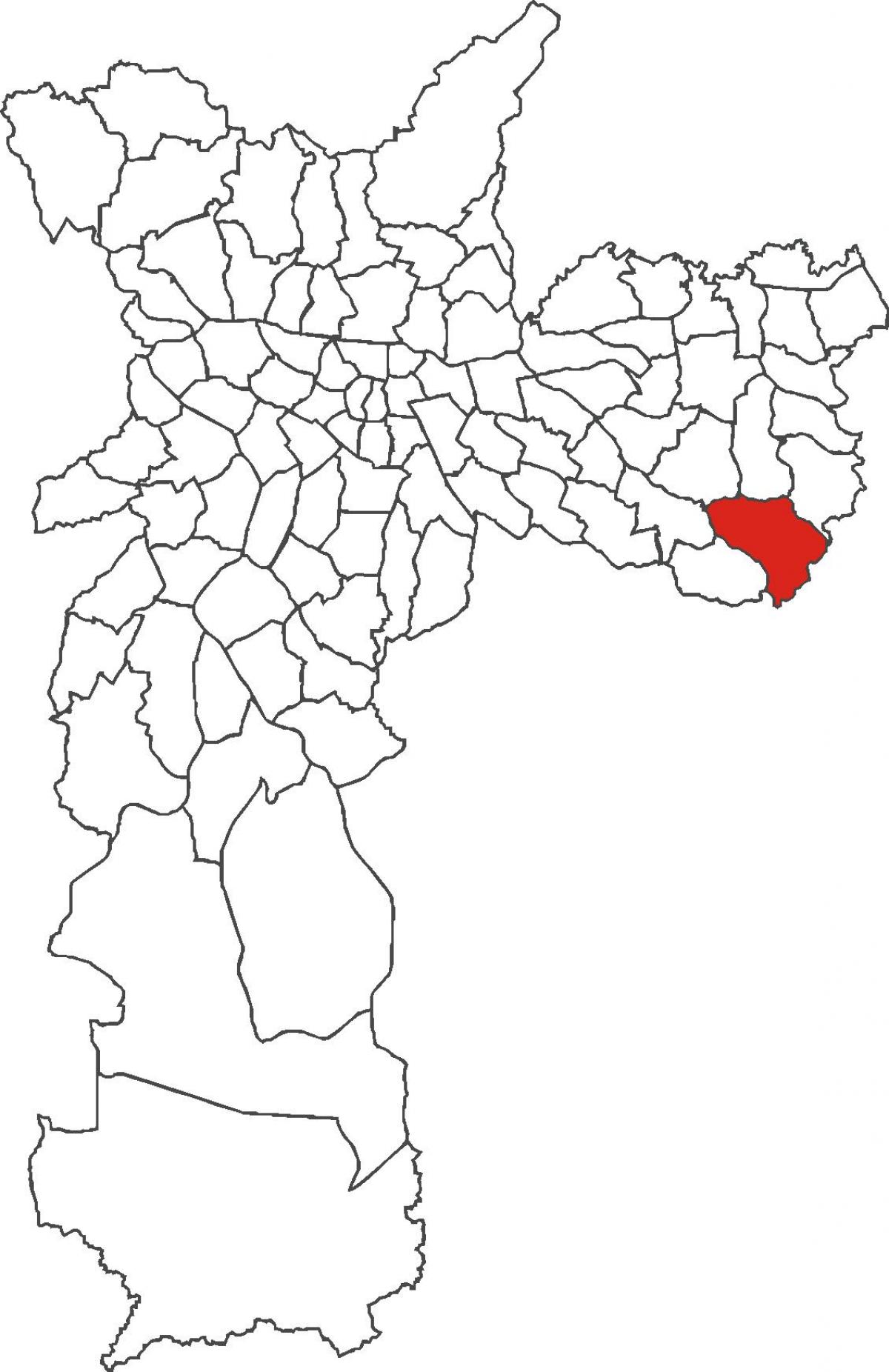 Mapa powiat Игуатеми