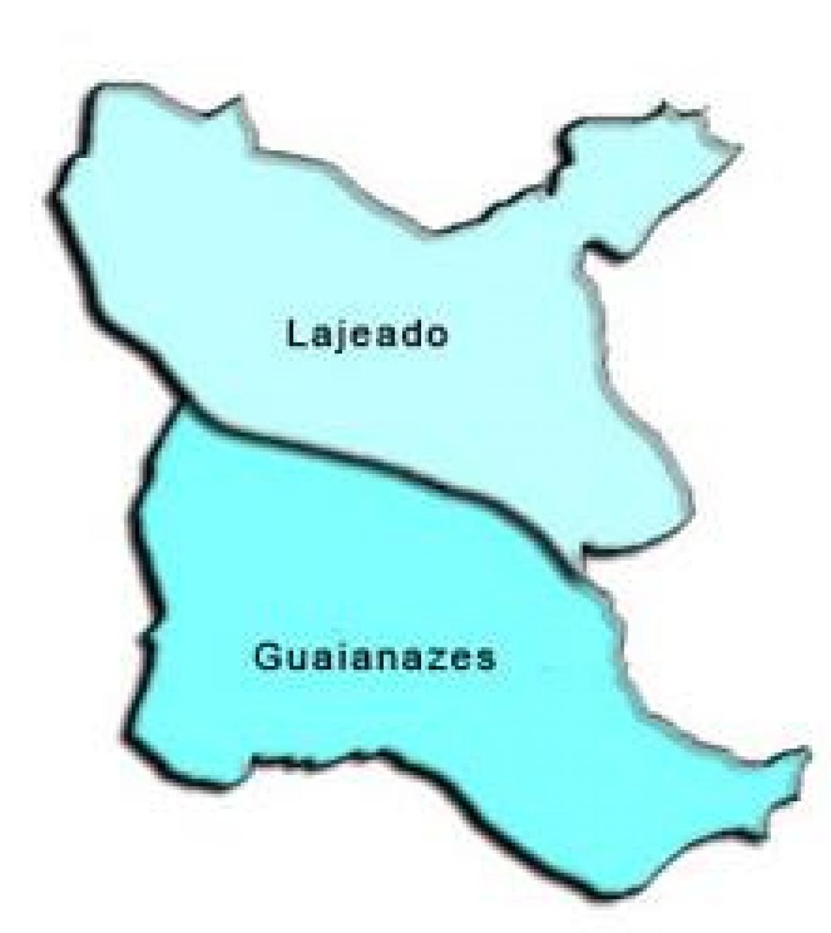 Mapa Guaianases супрефектур