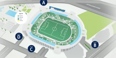 Mapa Allianz Park - poziom 4
