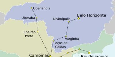 Mapa Sao Paulo ТАВ