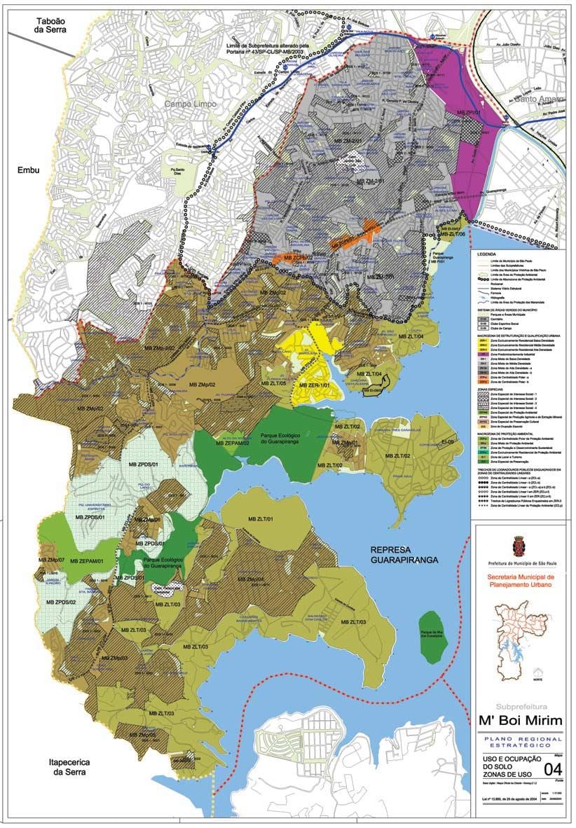 Карта'Boi M Мирим-Sao Paulo - przechwytywanie ziemi