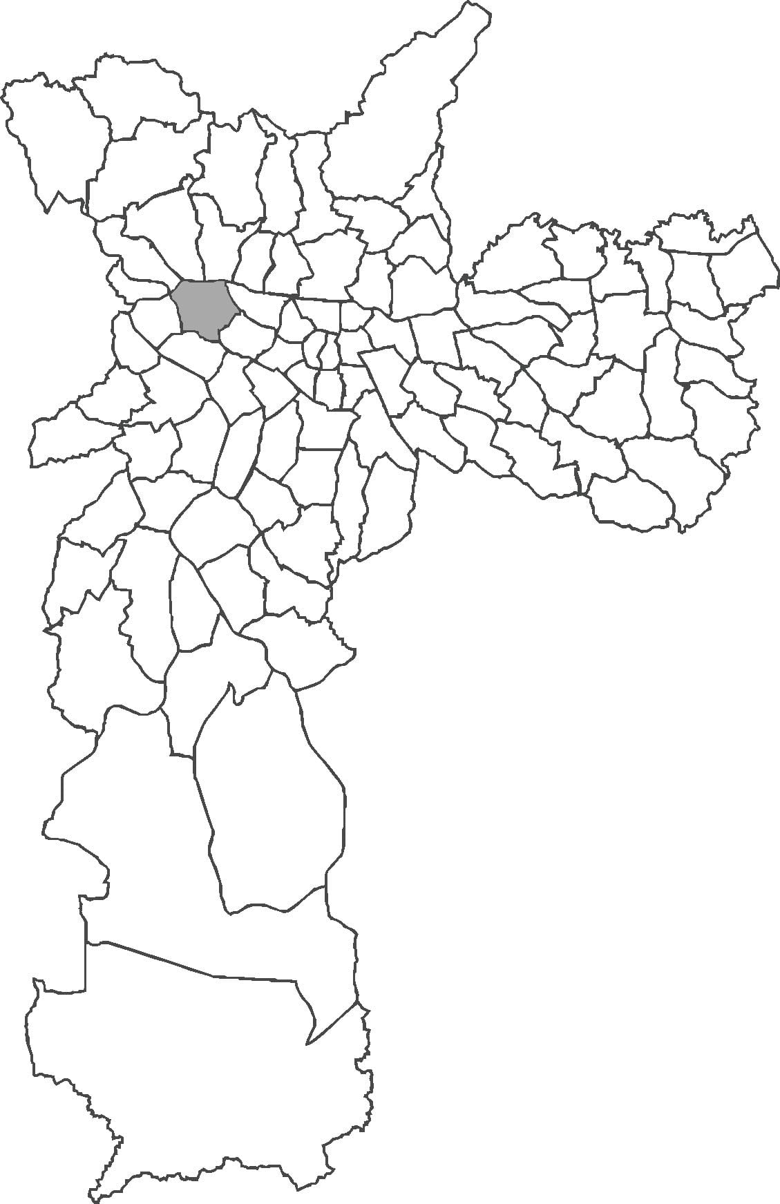 Mapa dzielnicy Lapa
