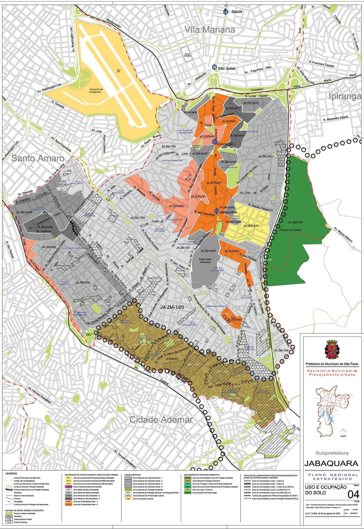 Mapa atrakcji, jak San Paulo - przechwytywanie ziemi