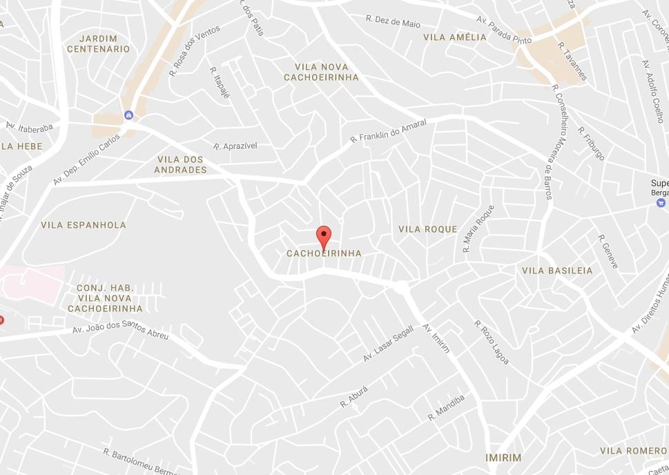 Mapa Sao Paulo Кашуэйринье