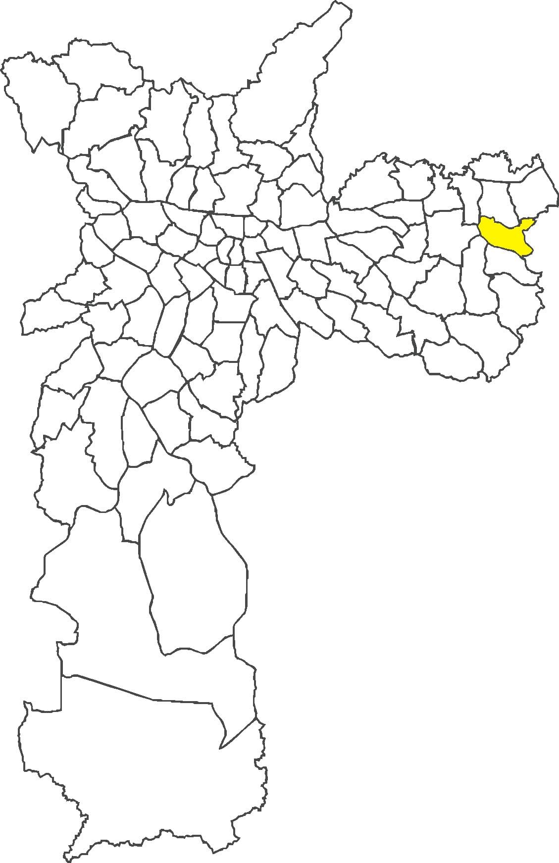 Mapa powiat Лажеаду