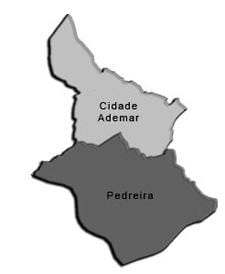 Mapa miasta супрефектур Adhemar