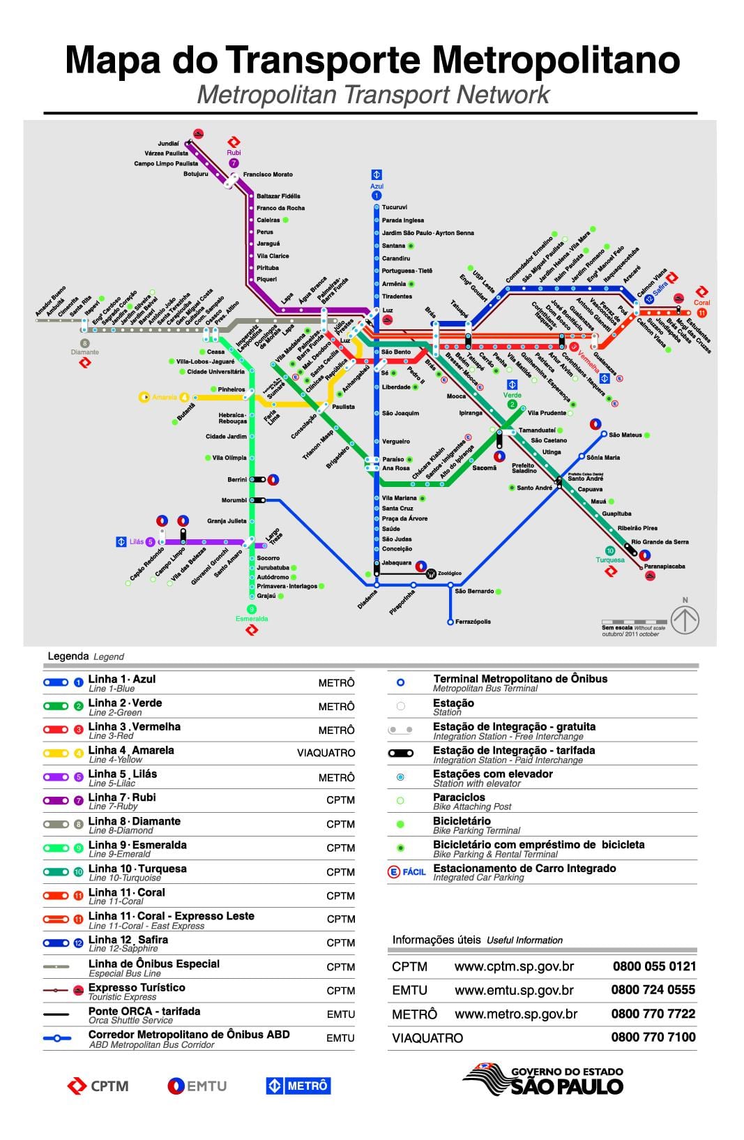 Mapa Сптранс