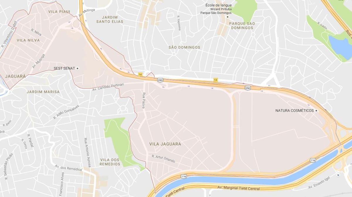 Mapa Sao Paulo Ягуарят