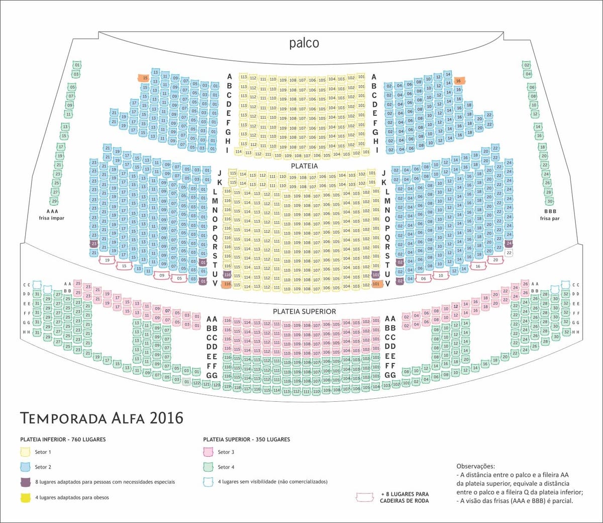 Mapa Alfa teatro São Paulo