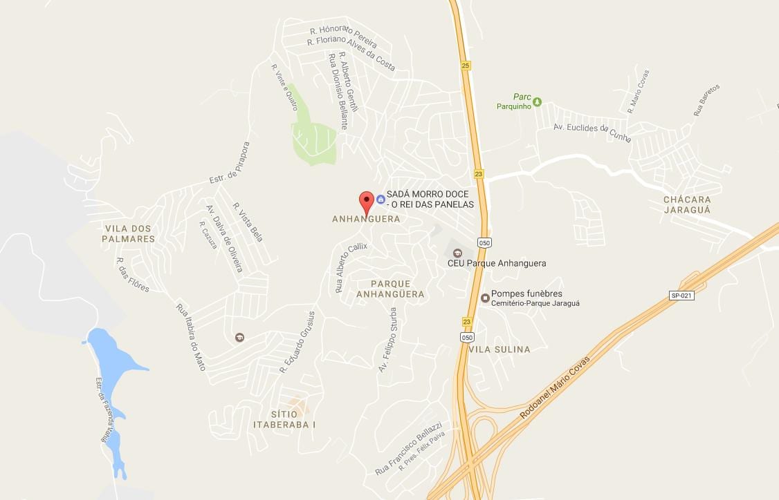 Mapa Sao Paulo Anhangüera