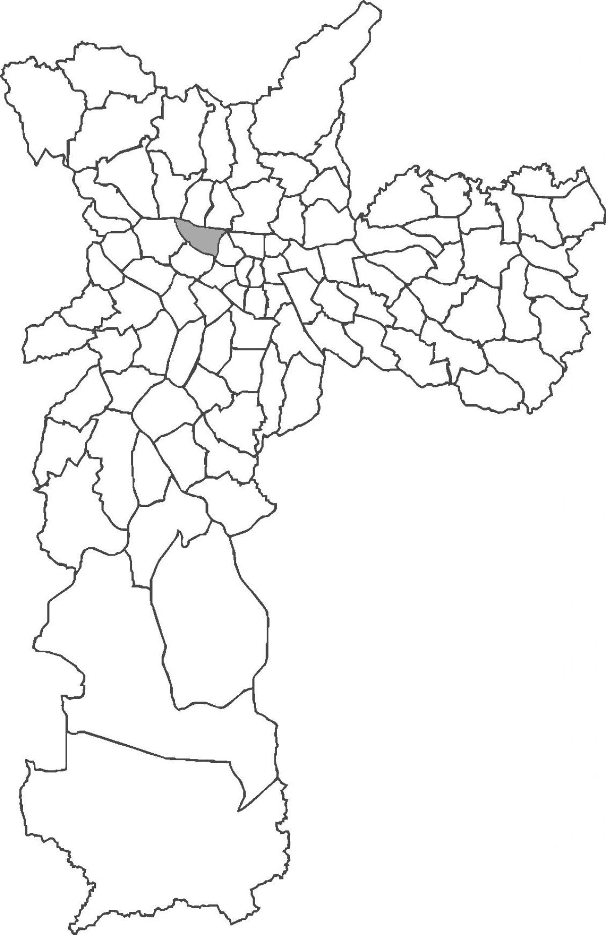 Mapa Barra Фунда powiat