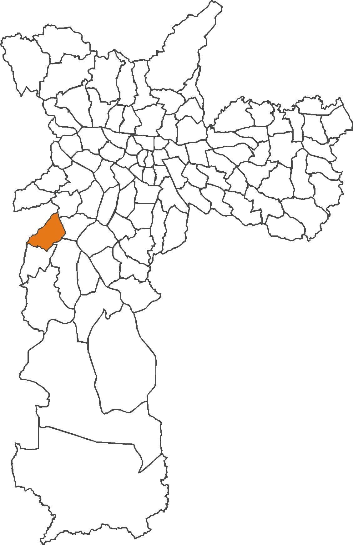 Mapa Campo Лимпо powiat