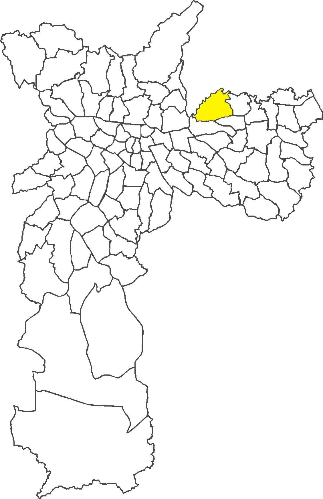 Mapa powiat Cangaíba