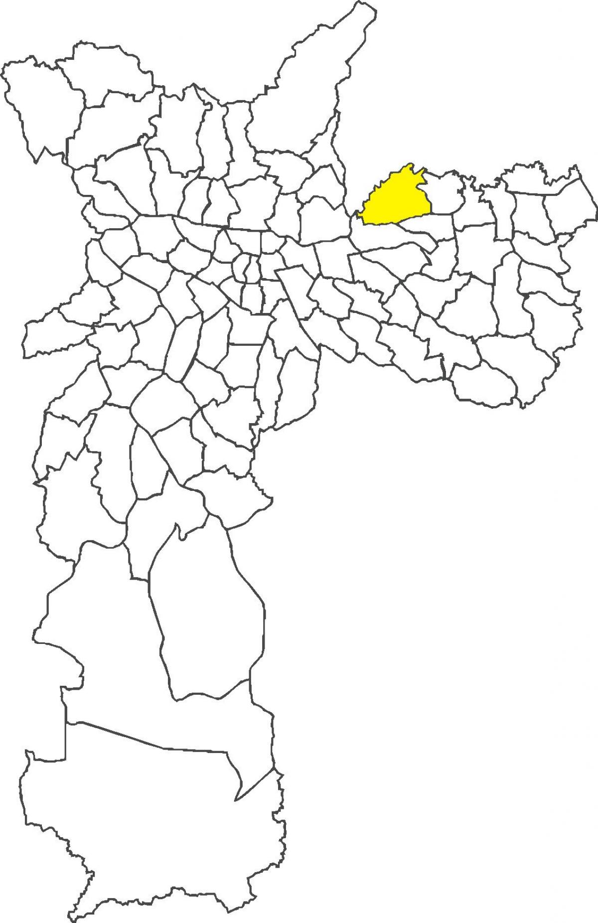 Mapa powiat Cangaíba
