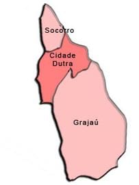 Mapa Capela do Socorro супрефектур