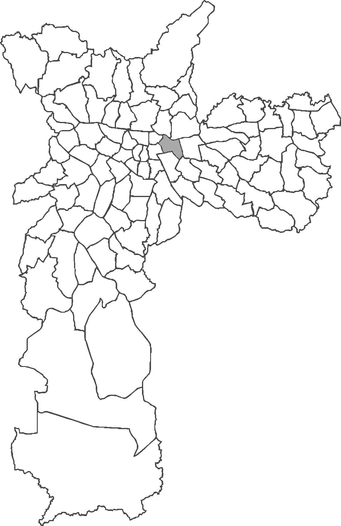 Mapa dzielnica Belém