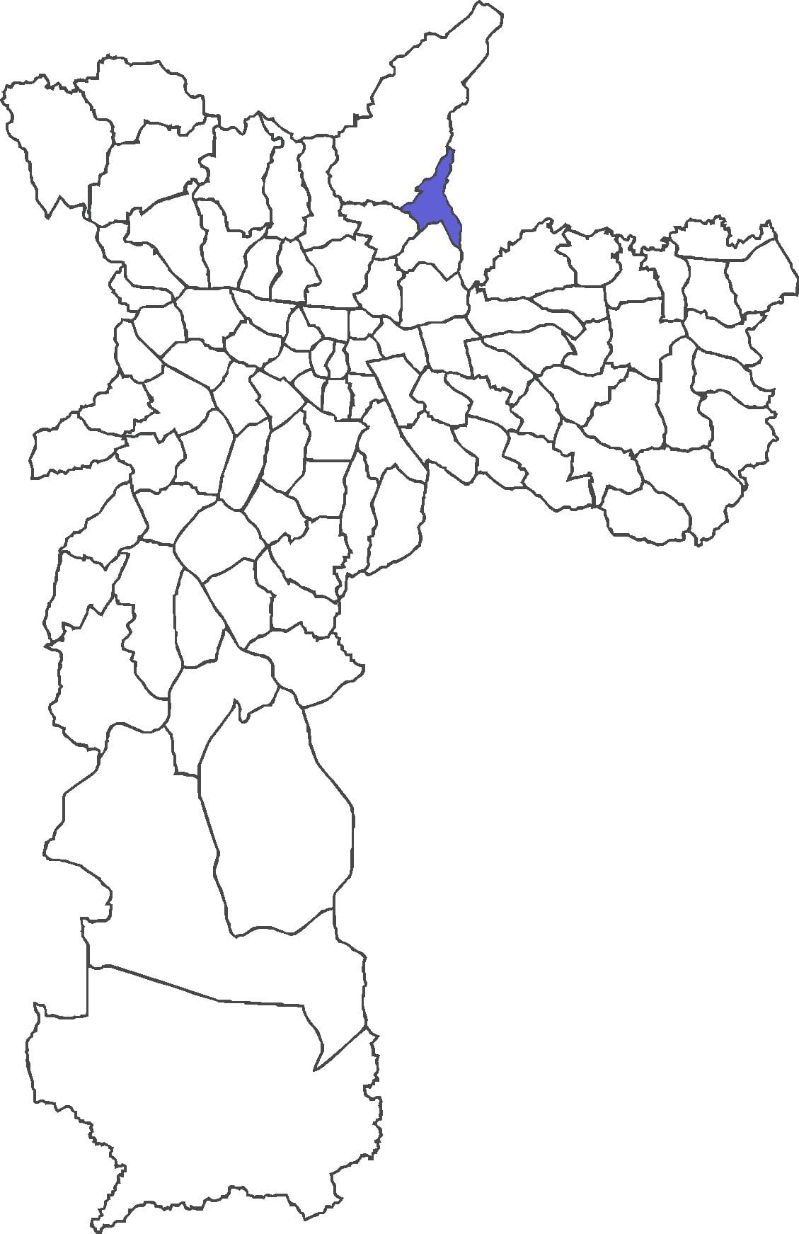 Mapa powiat Jaçanã
